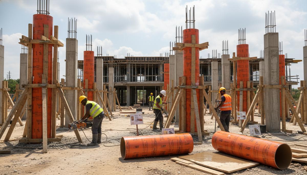 Construção com formas de papelão: inovação e sustentabilidade